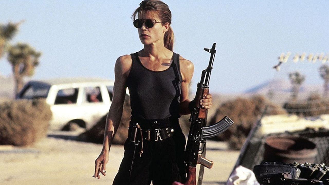 Linda Hamilton in 