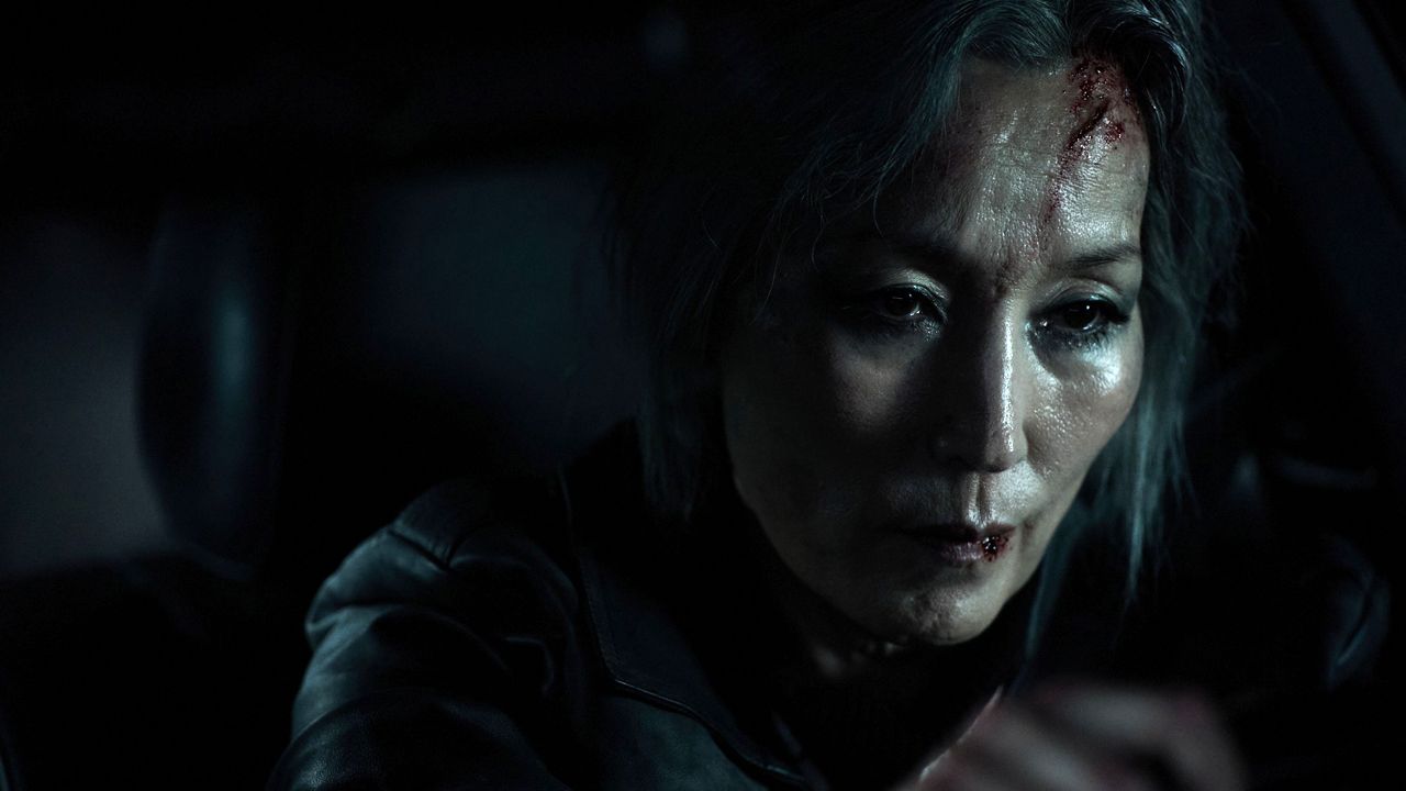 Trotz ihres Alters kann Hornclaw (Hye-yeong Lee) noch immer eine Menge einstecken, selbst wenn es nicht mehr ganz so leicht fällt wie früher.