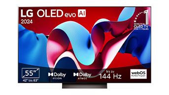 LG OLED C4 in 55 Zoll