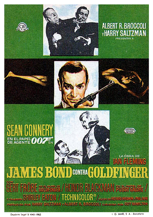 Poster Zum Film James Bond 007 Goldfinger Bild 25 Auf 26 Filmstartsde 5995