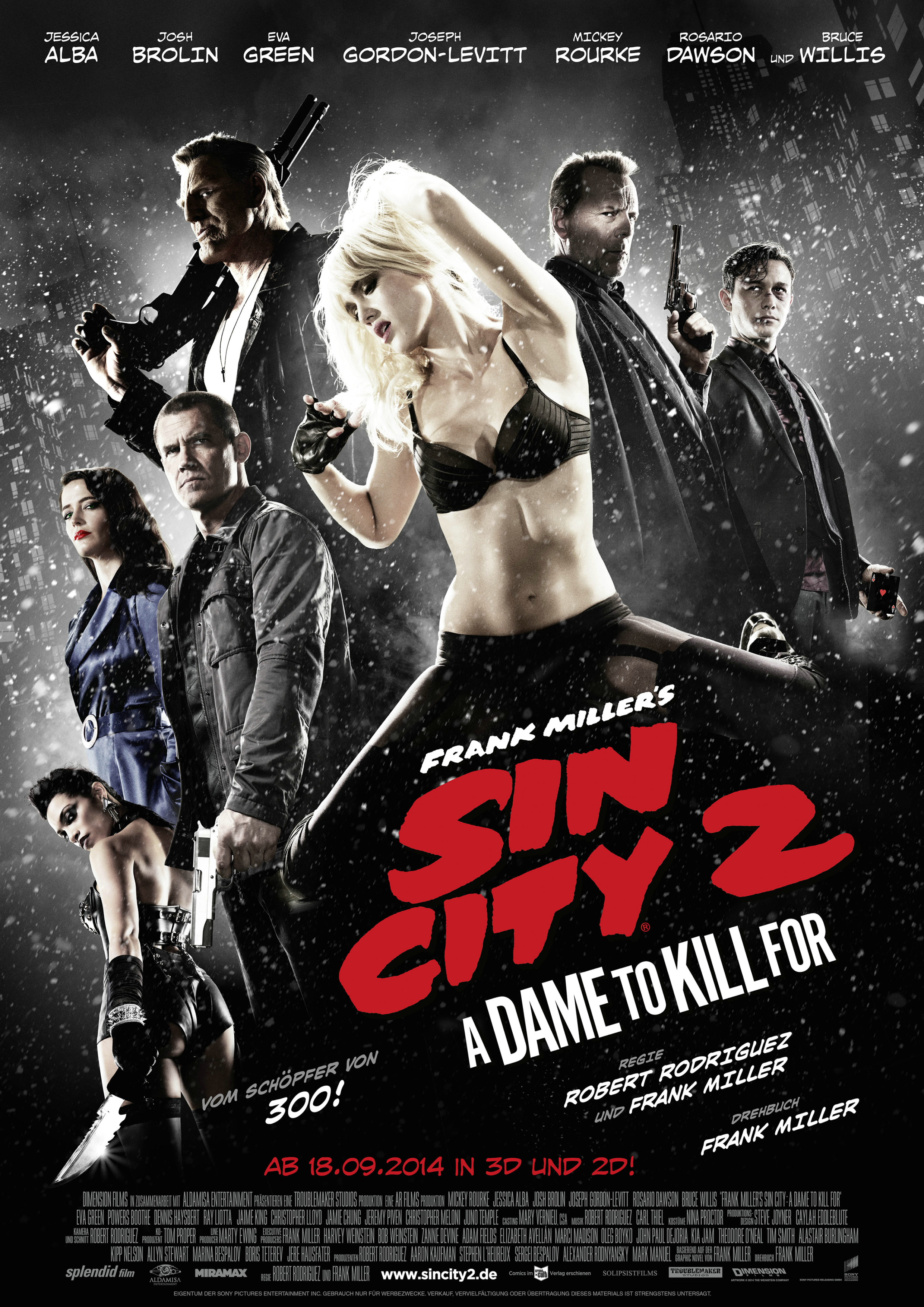 Eva Green ist in Sin City 2: A Dame To Kill For zu sexy 