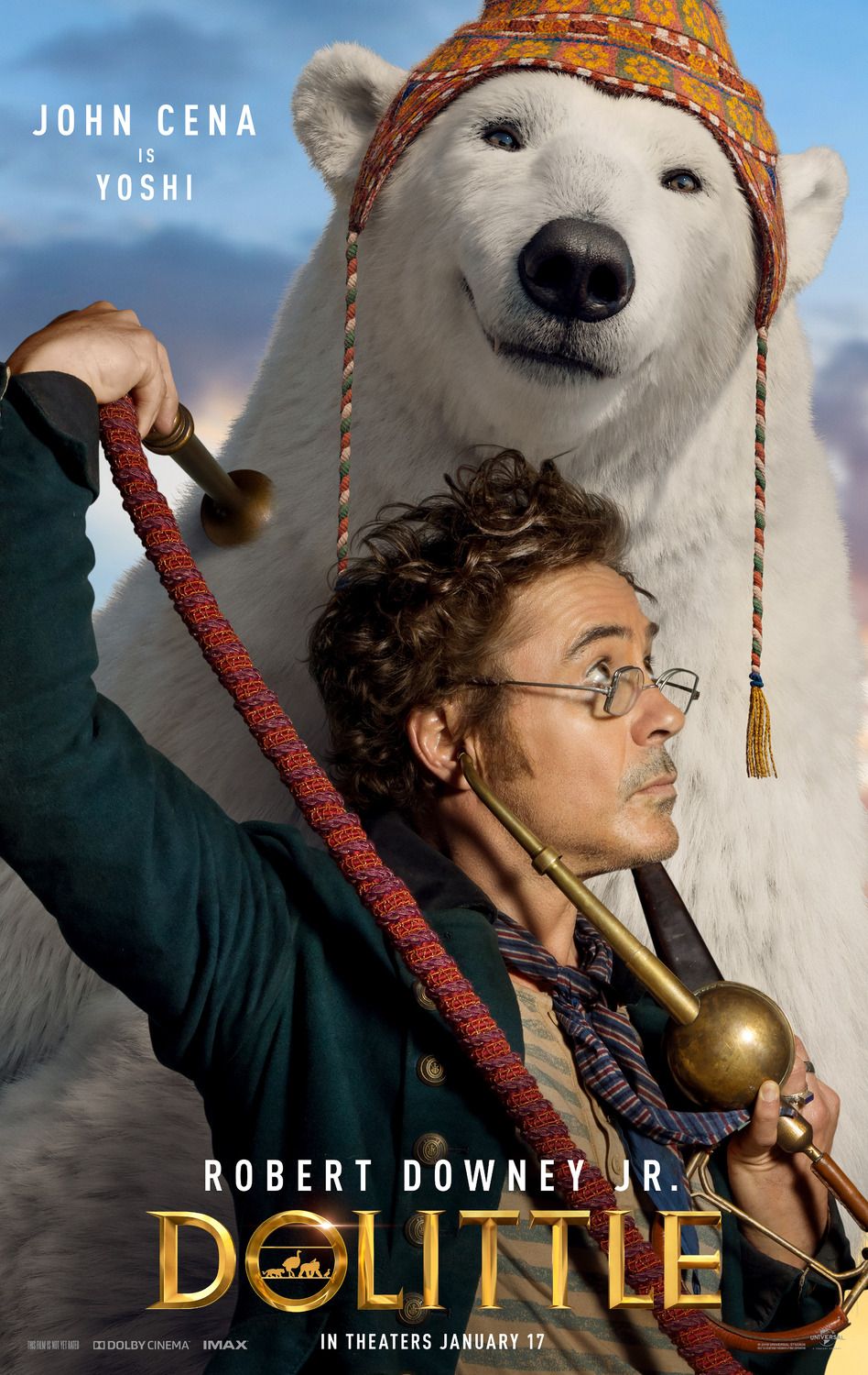 Die Fantastische Reise Des Dr. Dolittle Netflix Robert Downey Jr. kuschelt mit putzigen Tieren auf Postern zu "Die