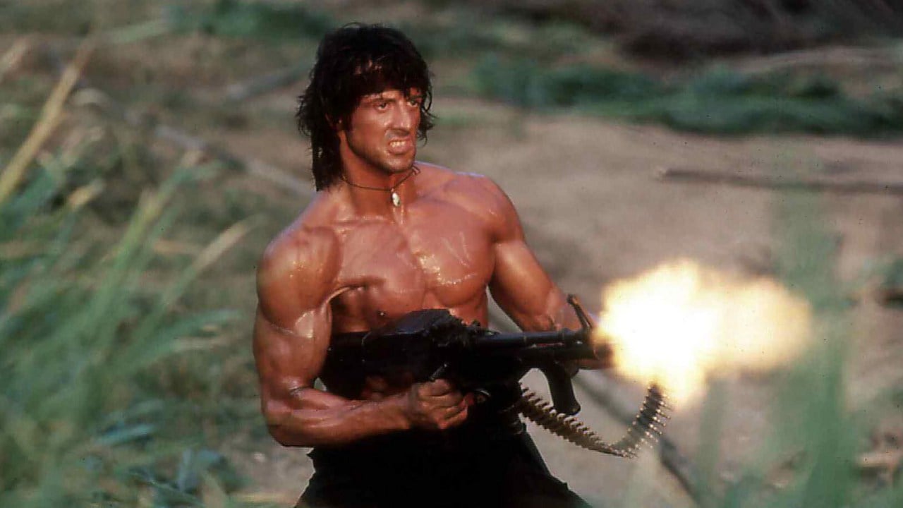 Sylvester Stallone Rambo First Blood Deriding Polyphemus