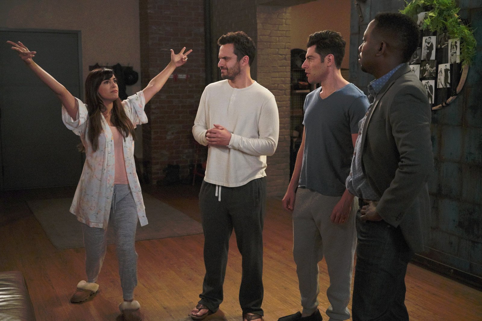 New Girl Bild Hannah Simone Jake Johnson XVI Lamorne Morris Max Greenfield Von