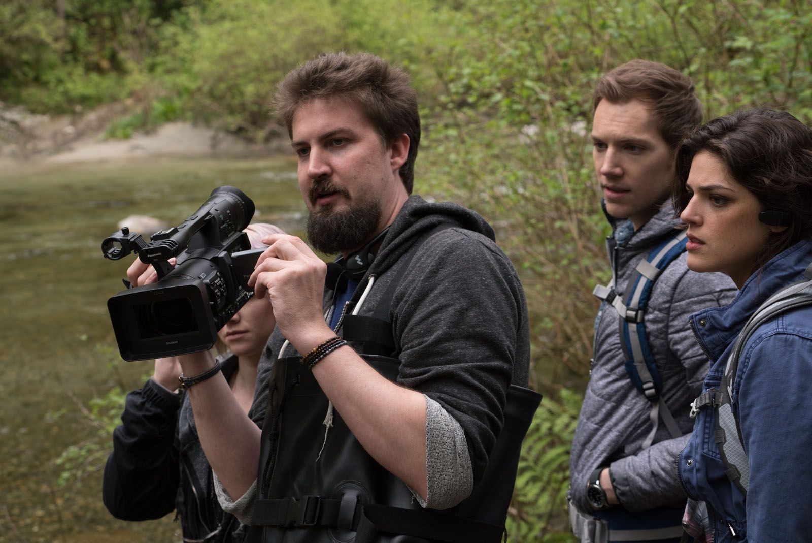 Bild zu Adam Wingard Blair Witch Bild Adam Wingard, James Allen McCune, Callie Hernandez