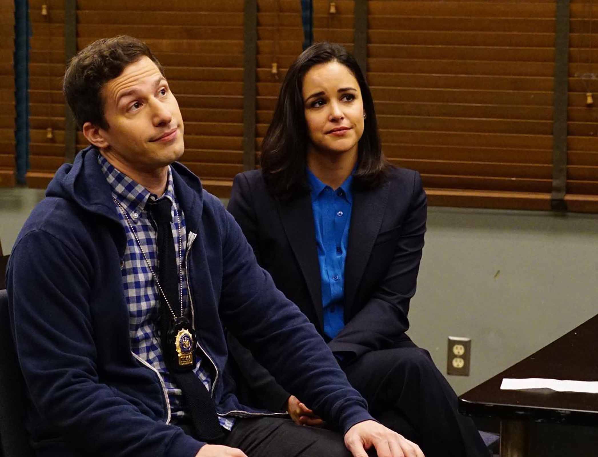 Brooklyn NineNine Bild Andy Samberg, Melissa Fumero 198 von 577 FILMSTARTS.de