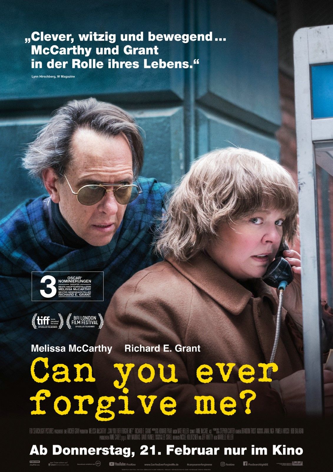 Kritik Zu Can You Ever Forgive Me Melissa Mccarthy So Gut Wie Nie Filmstarts De