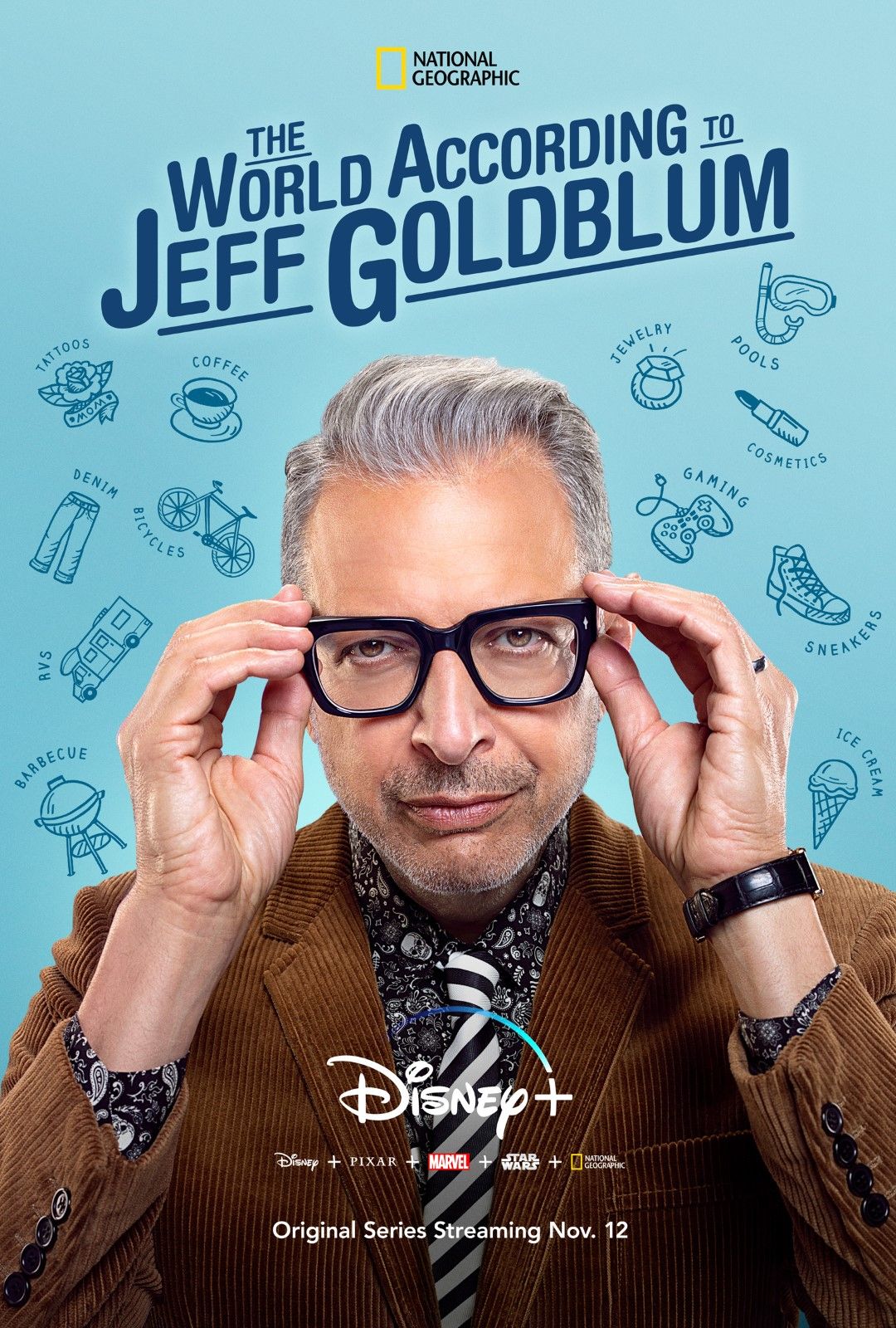 Junge Jeff Goldblum Brille