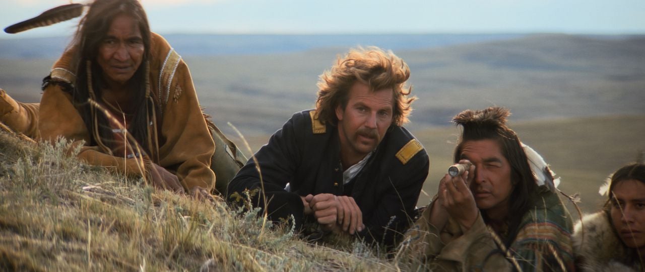 Der mit dem Wolf tanzt : Bild Kevin Costner, Graham Greene (II)