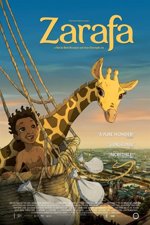 Die Abenteuer der kleinen Giraffe Zarafa : Kinoposter