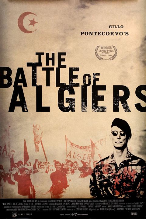 Schlacht um Algier : Kinoposter