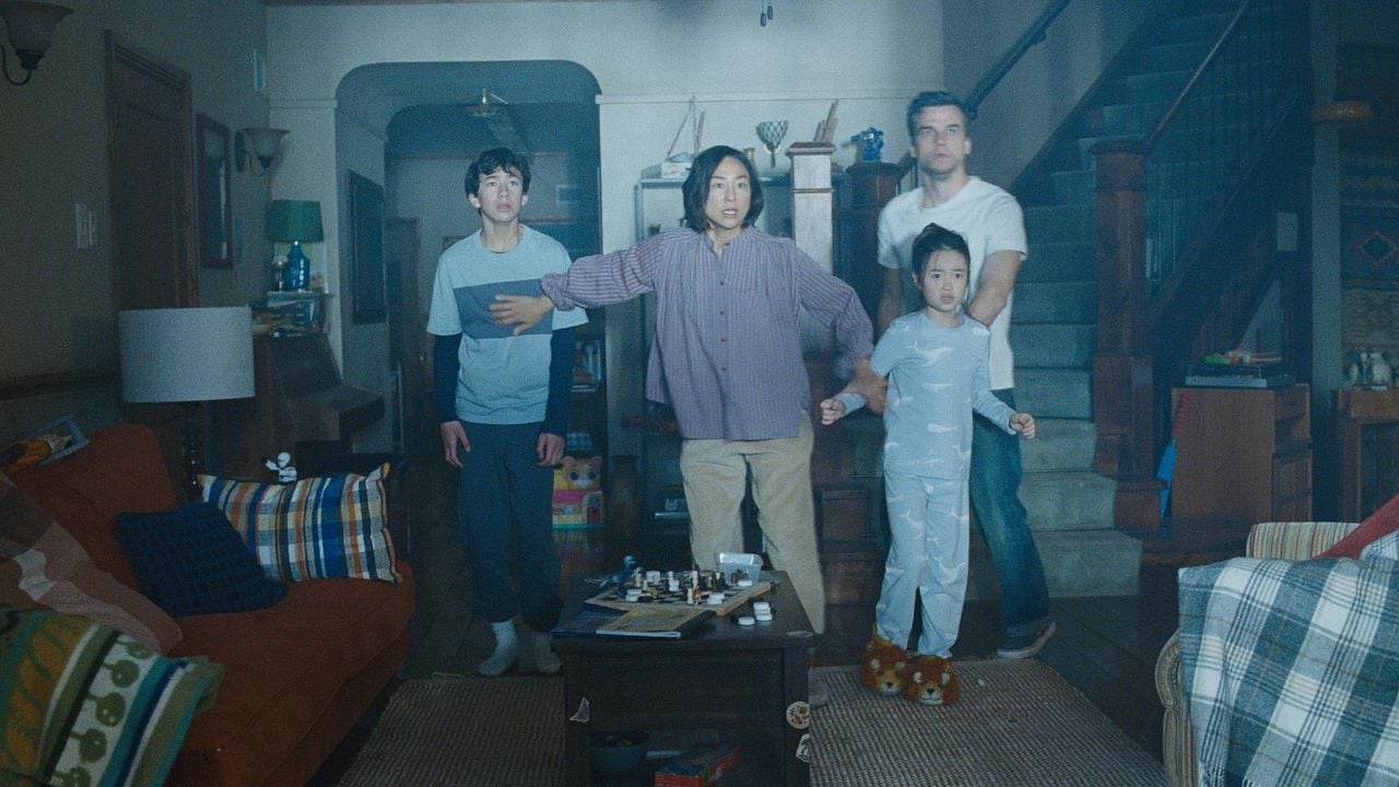 The Last House : Bild Greta Lee, Noah Alexander Sosnowski, Riley Chung, Wagner Moura
