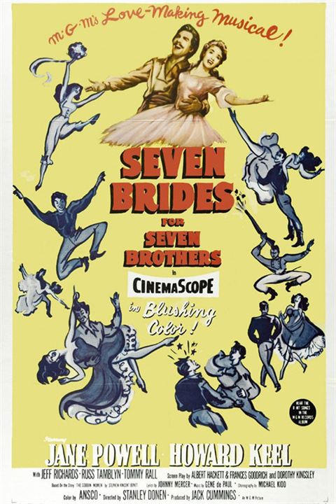 Eine Braut für sieben Brüder : Kinoposter