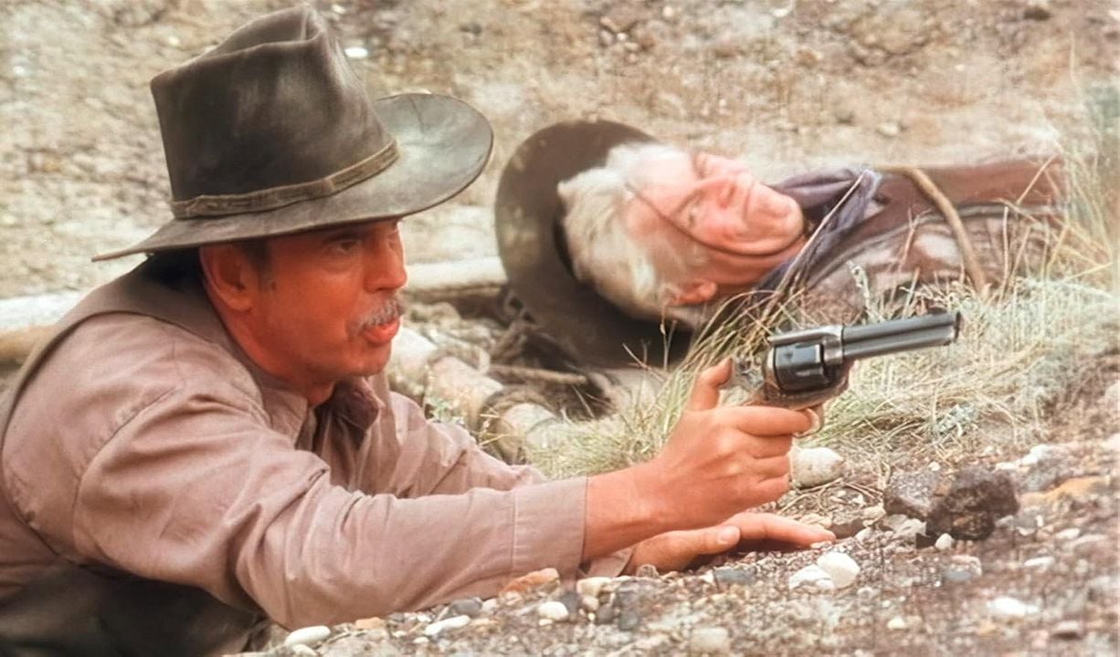 Zwei Schlitzohren rechnen ab : Bild Graham Jarvis, James Coburn