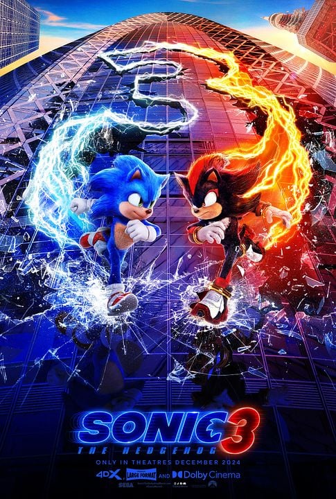 Sonic The Hedgehog 3 : Kinoposter