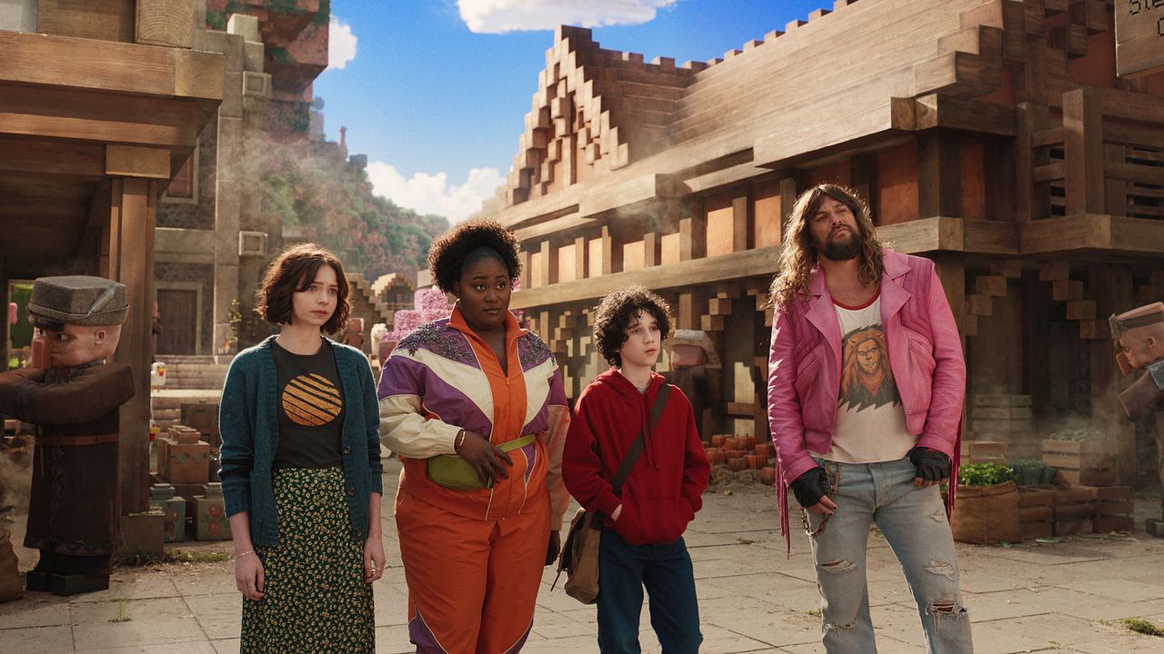 Ein Minecraft Film : Bild Danielle Brooks, Jason Momoa, Jack Black, Sebastian Eugene Hansen
