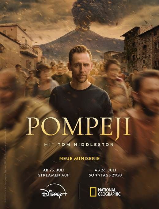 Pompeji mit Tom Hiddleston : Kinoposter
