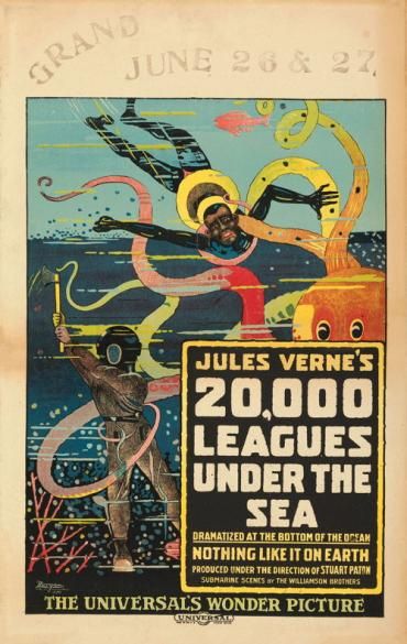 20.000 Meilen unter dem Meer : Kinoposter