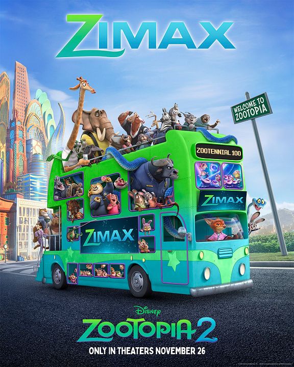 Zoomania 2 : Kinoposter