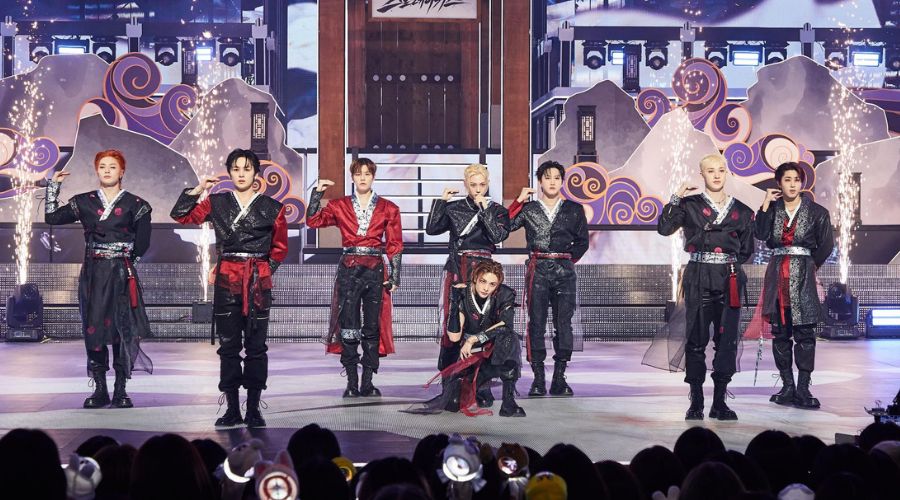 Stray Kids: The dominATE Experience : Bild Hyunjin , Stray Kids , Bang Chan, Lee Know, Han, I.N , Seungmin , Felix , Changbin 