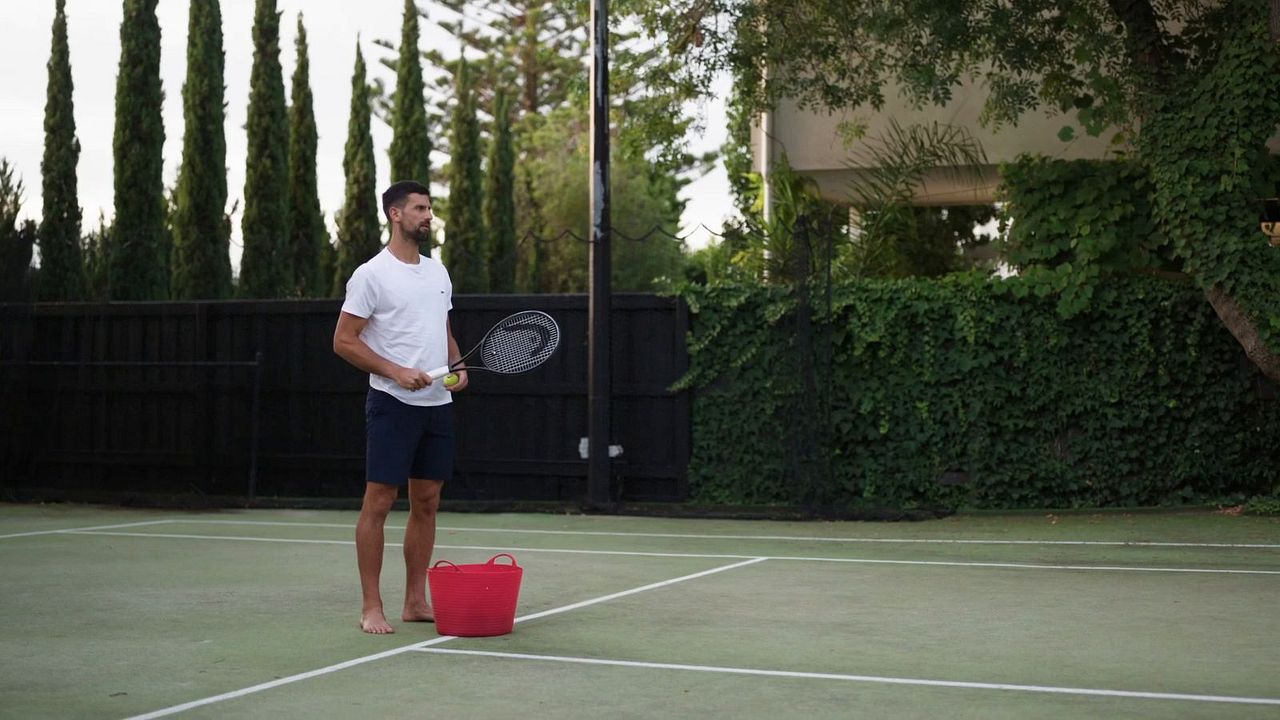 Novak Djokovic: Der Wolf im Winter : Bild Novak Djokovic