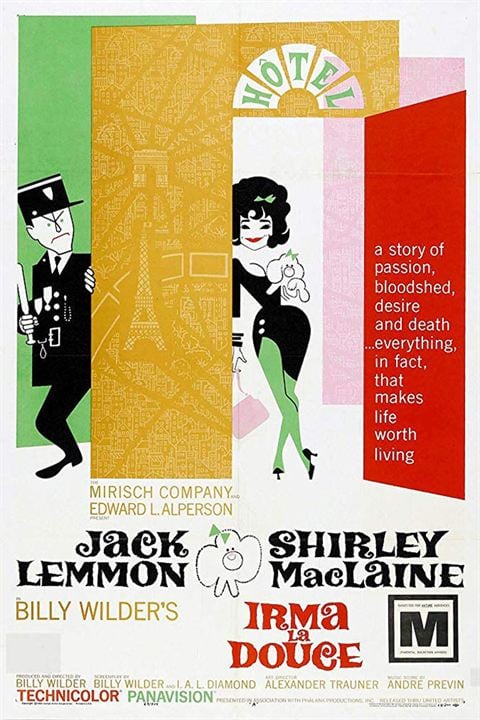 Das Mädchen Irma La Douce : Kinoposter