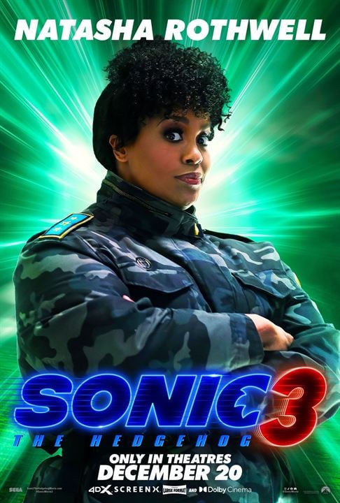 Sonic The Hedgehog 3 : Kinoposter