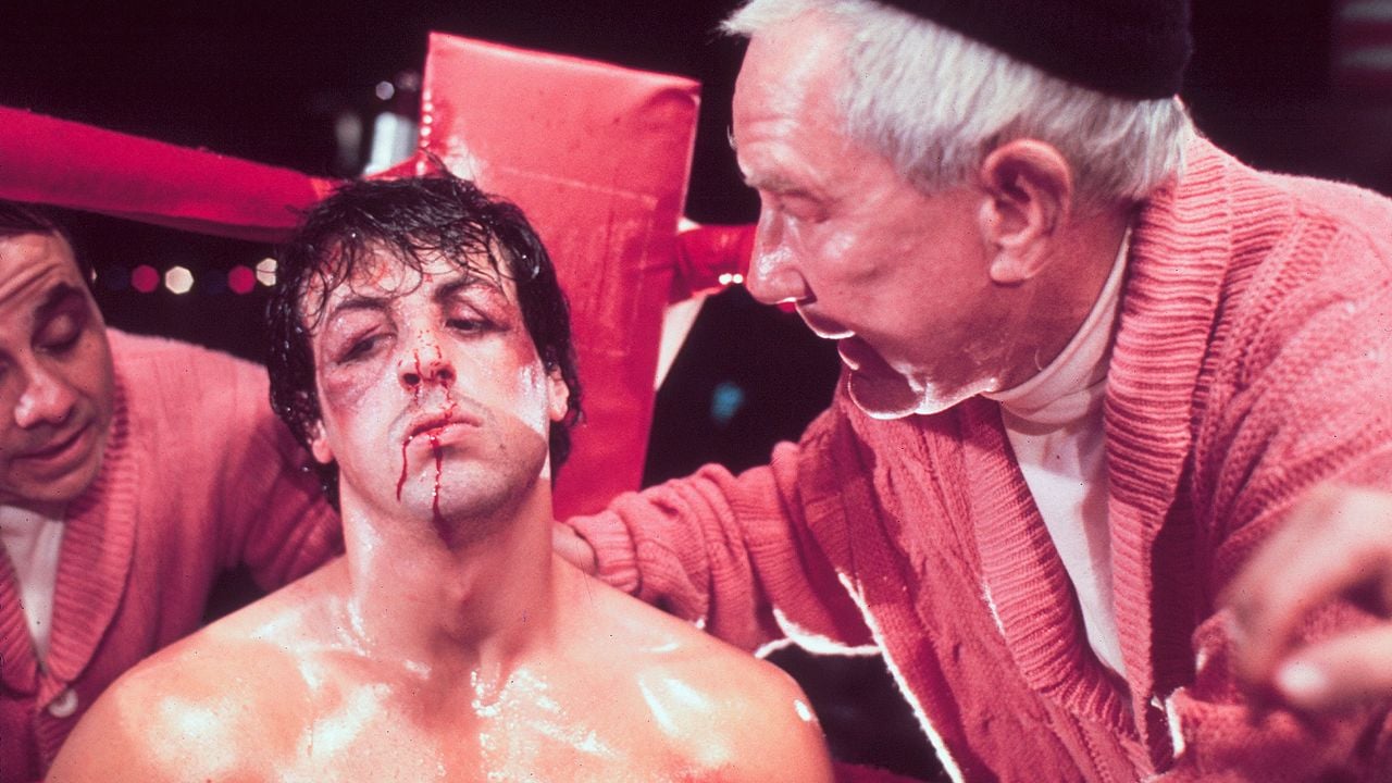 Rocky : Bild Burgess Meredith, Burt Young, Sylvester Stallone