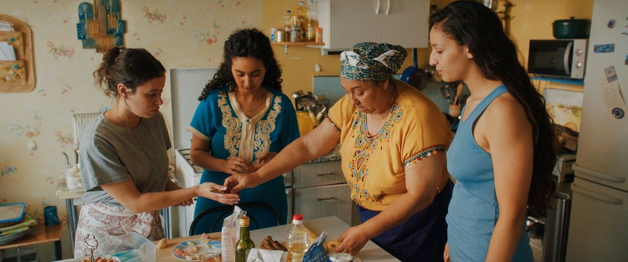 Die jüngste Tochter : Bild Mouna Soualem, Melissa Guers, Nadia Melliti