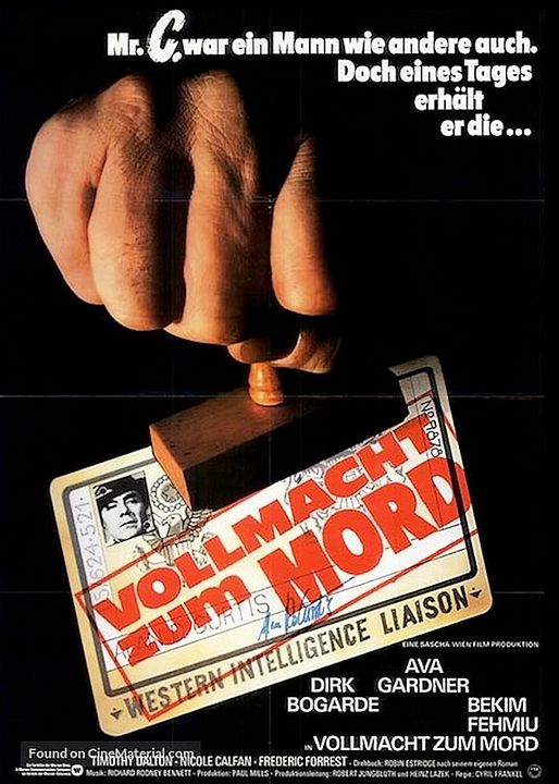 Vollmacht zum Mord : Kinoposter