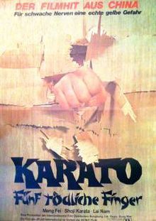 Karato - Fünf tödliche Finger : Kinoposter