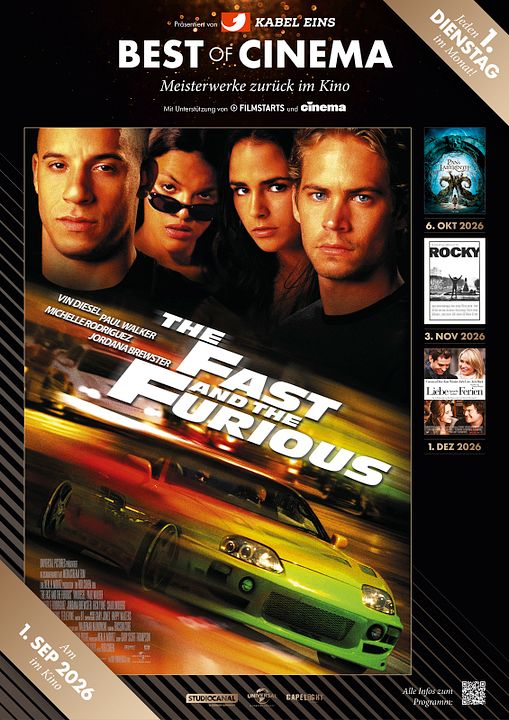 The Fast and the Furious : Kinoposter
