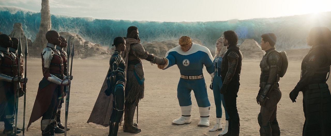 Avengers 5: Doomsday : Bild Ebon Moss-Bachrach, Sebastian Stan, Vanessa Kirby, Letitia Wright, Hannah John-Kamen, Winston Duke, Danny Ramirez