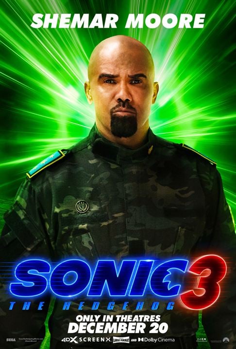 Sonic The Hedgehog 3 : Kinoposter