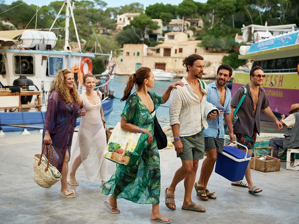 Der perfekte Urlaub : Bild Florian David Fitz, Karoline Herfurth, Jessica Schwarz, Frederick Lau, Elyas M'Barek, Diana Amft