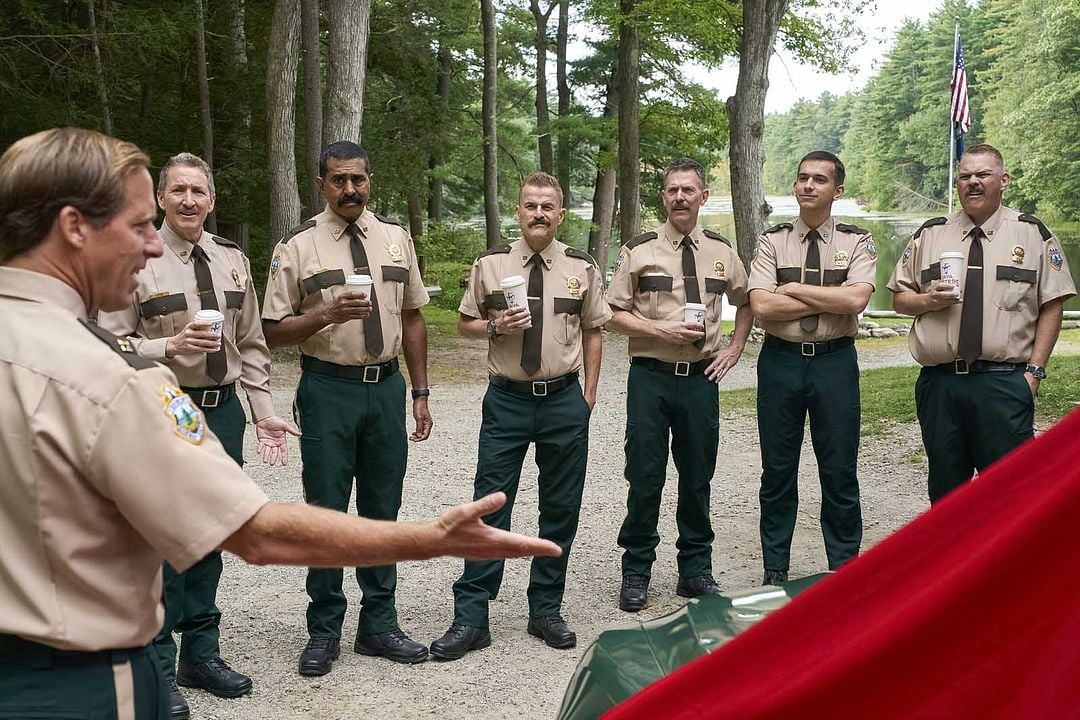 Super Troopers 3 : Bild Andrew Dismukes, Kevin Heffernan, Paul Soter, Jay Chandrasekhar, Erik Stolhanske, Nat Faxon, Steve Lemme
