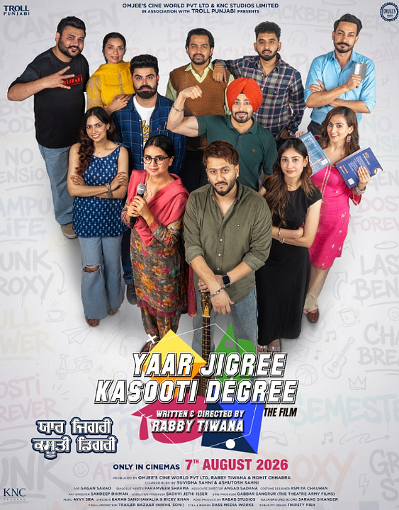 Yaar Jigree Kasooti Degree - The Film : Kinoposter