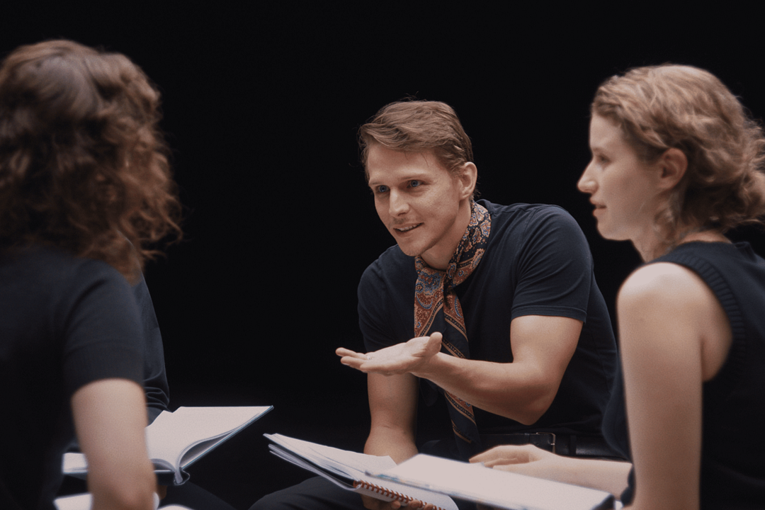 Wer weiß schon, was ein Leben ist? : Bild Florian Lukas, Dominique Devenport, Katharina Stark