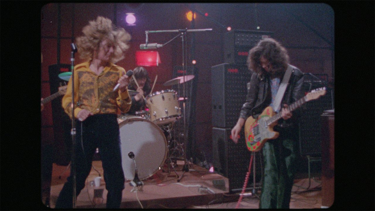 Becoming Led Zeppelin : Bild Robert Plant, John Bonham, Jimmy Page