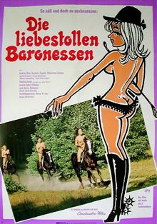 Die liebestollen Baronessen : Kinoposter