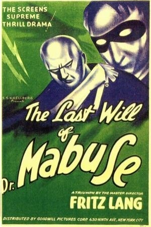 Das Testament des Dr. Mabuse : Kinoposter