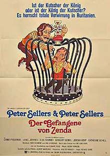 Der Gefangene von Zenda : Kinoposter
