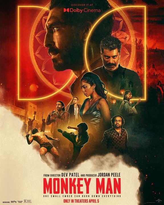 Monkey Man : Kinoposter