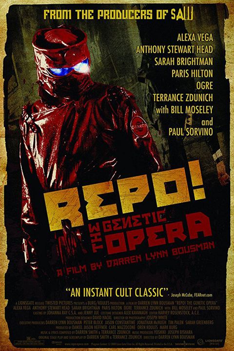 Repo! The Genetic Opera : Kinoposter