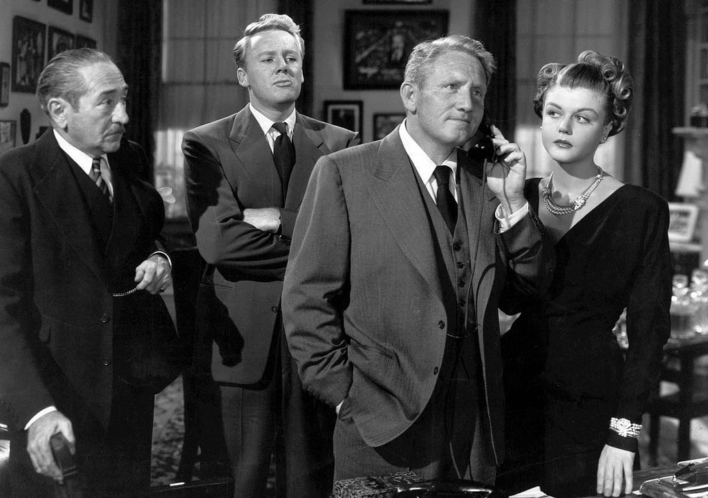 Der beste Mann : Bild Adolphe Menjou, Angela Lansbury, Van Johnson, Spencer Tracy