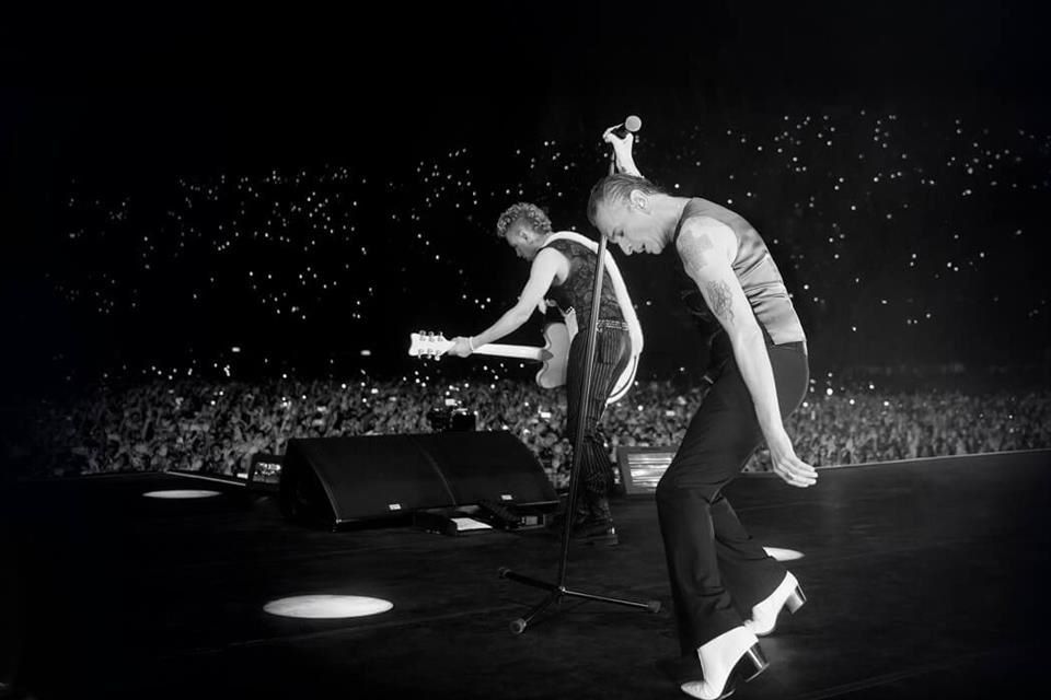 Depeche Mode: M : Bild Depeche Mode, Martin Gore, Dave Gahan