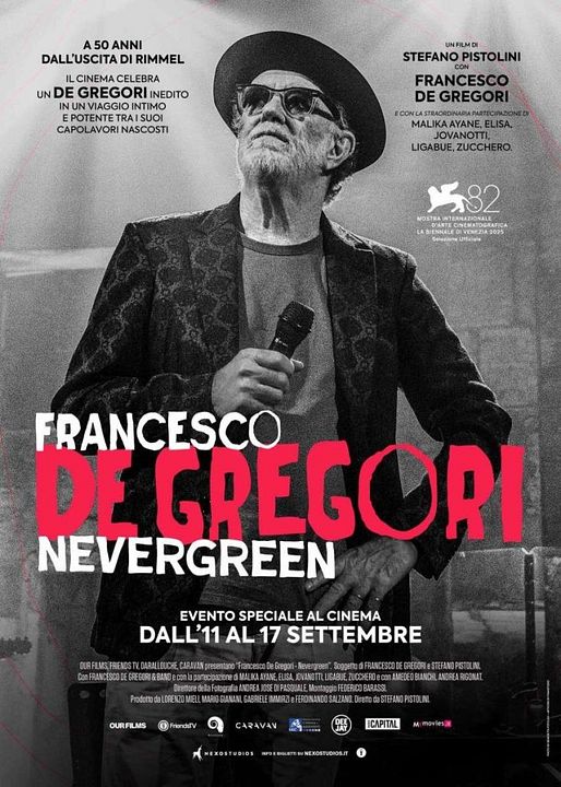Francesco de Gregori Nevergreen : Kinoposter