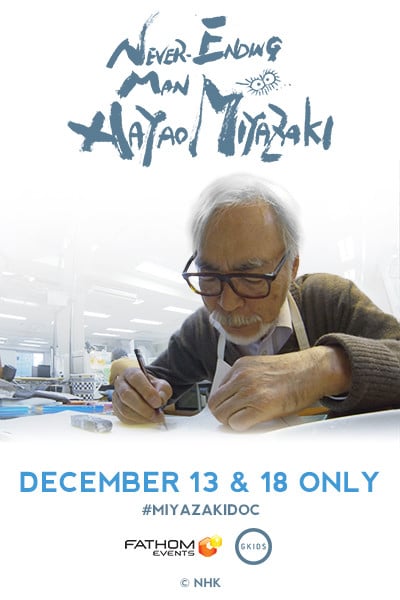 Never-Ending Man Hayao Miyazaki : Kinoposter