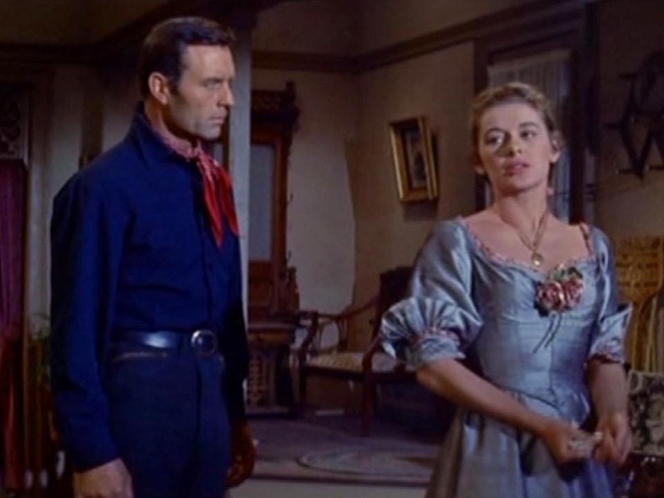 Fest im Sattel : Bild George Montgomery, Diane Brewster