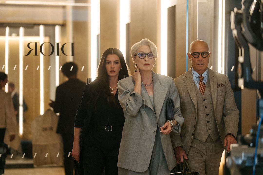 Der Teufel trägt Prada 2 : Bild Stanley Tucci, Anne Hathaway, Meryl Streep
